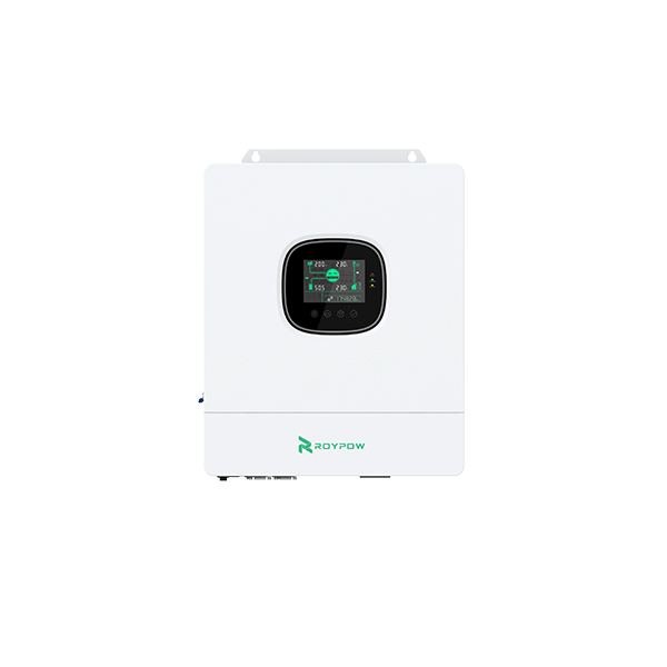 Off-grid inverter with LCD display, front view